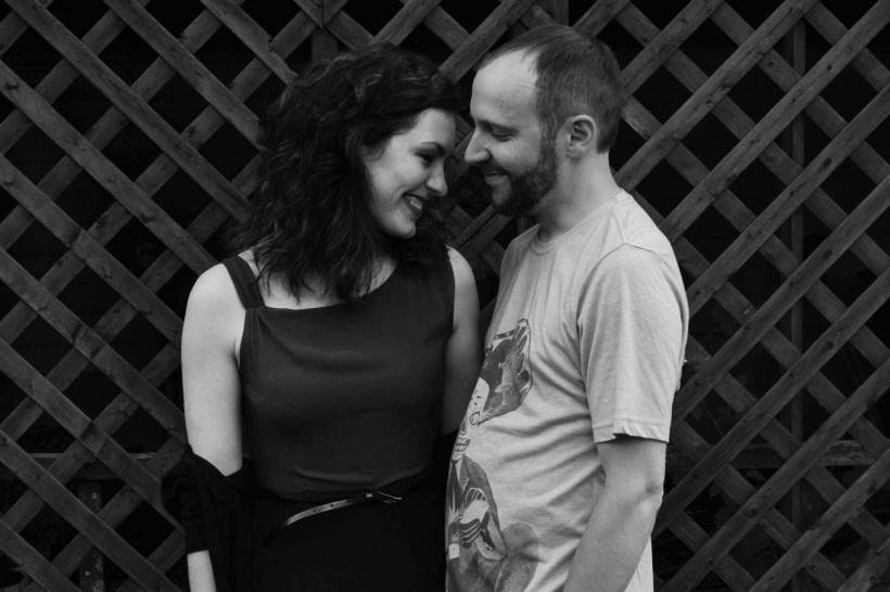 Pretending to like each other.