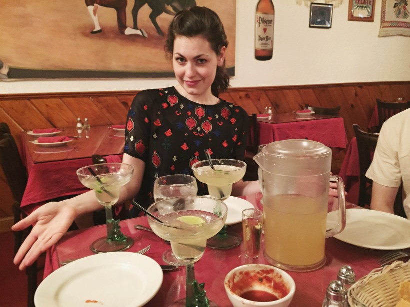 Disclaimer: clearly a staged photo. there were 5 adults sharing that margarita pitcher.